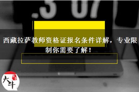 西藏拉萨教师资格证报名条件详解，专业限制你需要了解！